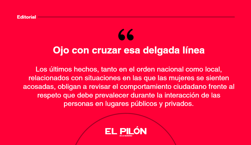 Ojo con cruzar esa delgada línea