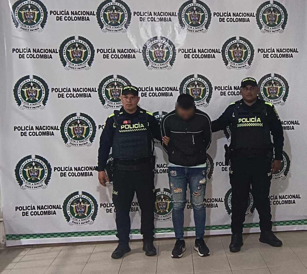 Capturan en Valledupar a hombre por golpear a su pareja frente a un cajero