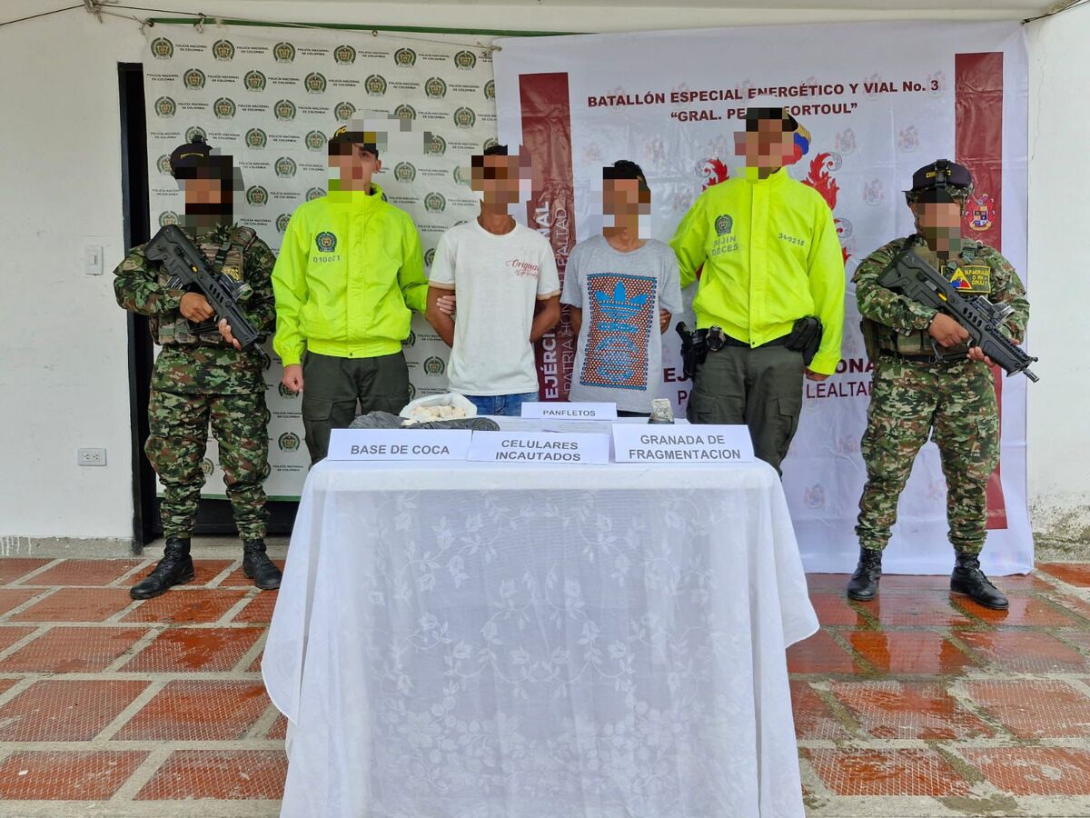 Caen dos presuntos cabecillas del Clan del Golfo en el Cesar