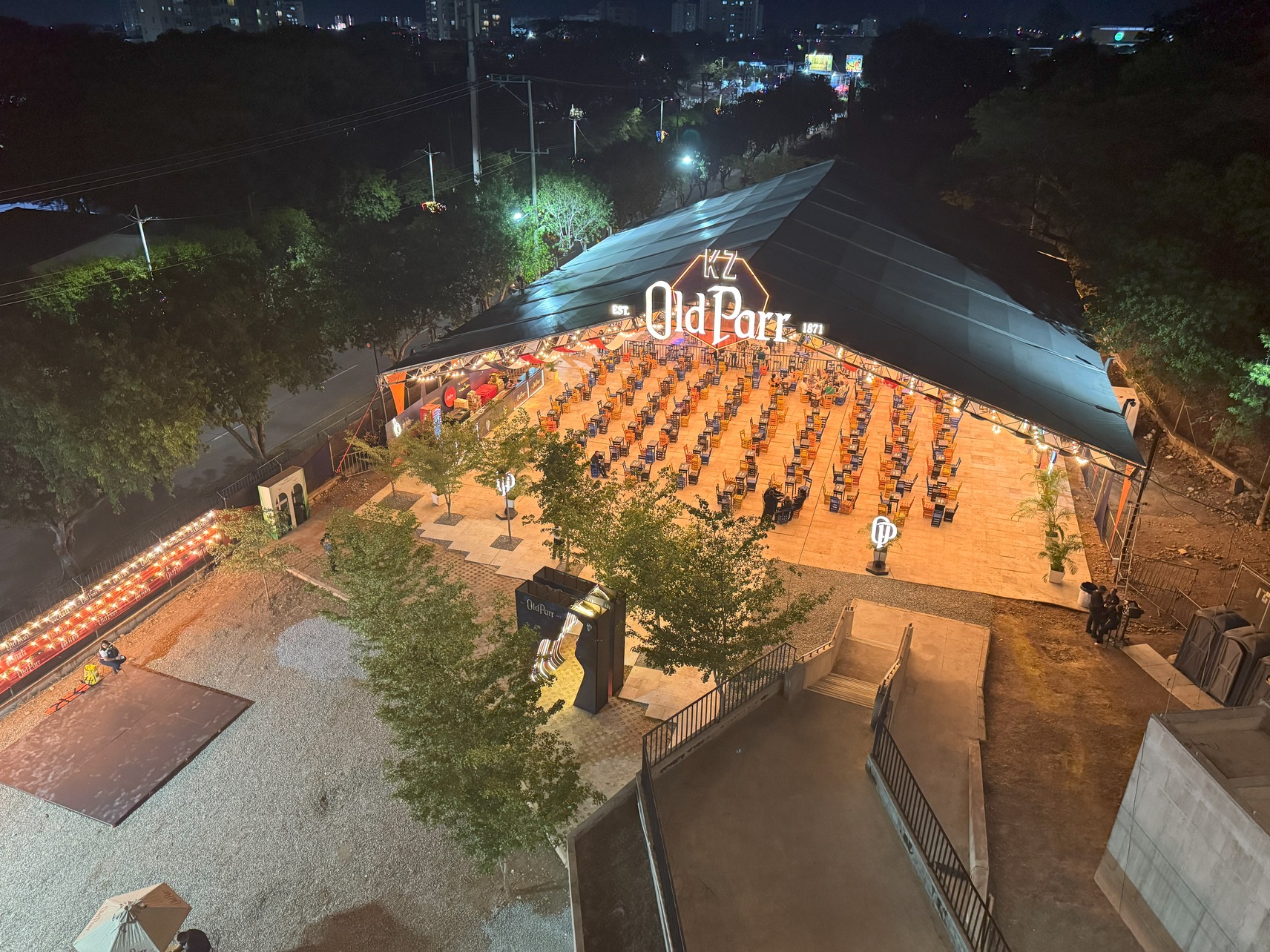 Fiesta Old Parr en la Casa en el aire de Valledupar