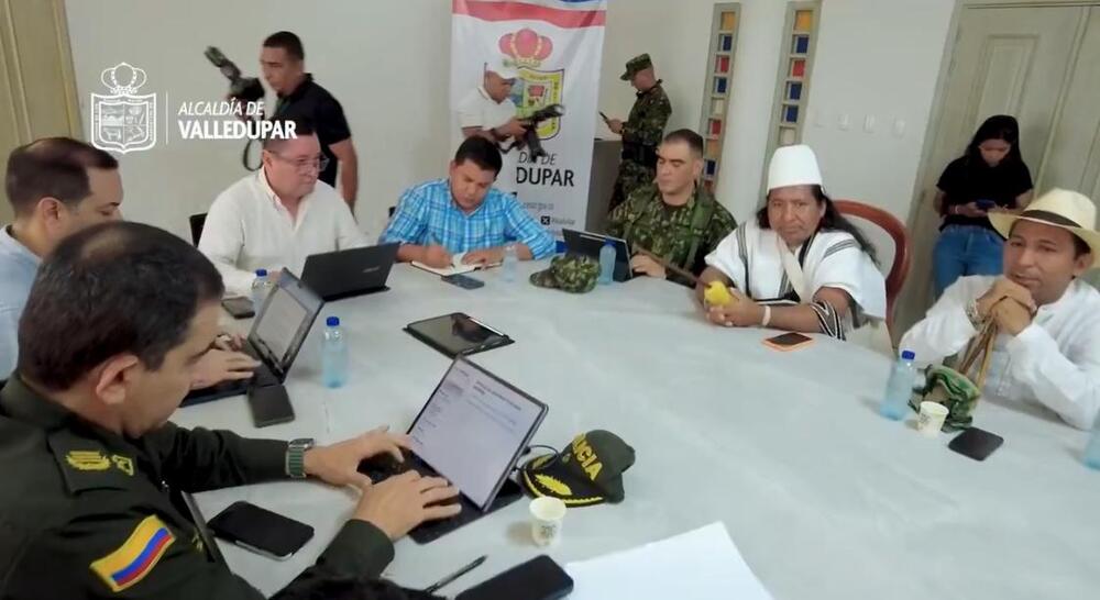 Reunión entre cabildos de los pueblos arhuaco y kankuamo abre puertas a un plan retorno para desplazados de Monte Sión en Valledupar