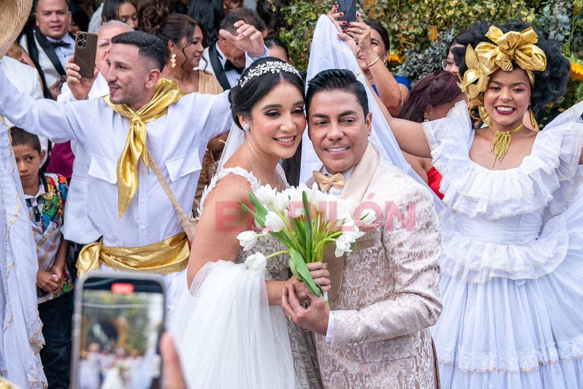 Churo Díaz y Claudia Aponte se casaron en Valledupar: conoce los detalles de la boda