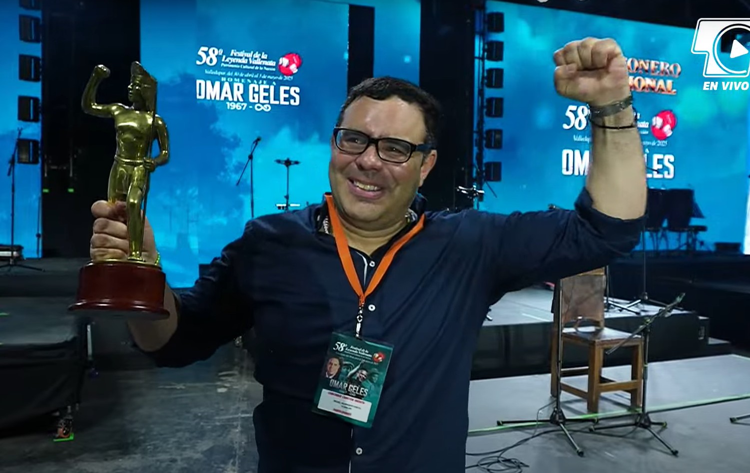 El barranquillero Michael García, nuevo rey de la Canción Inédita del Festival Vallenato.