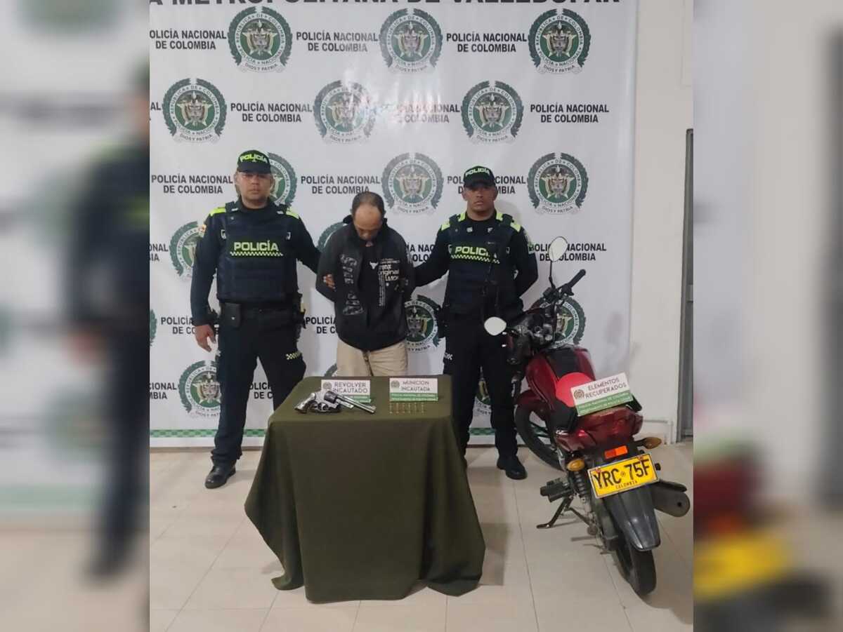 Hombre armado fue capturado mientras intentaba robar una moto en Valledupar
