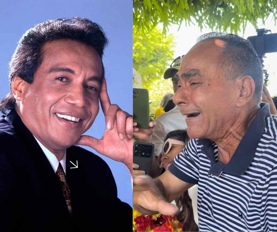 Entre lágrimas, fanático canta canción inédita en la tumba de Diomedes Díaz