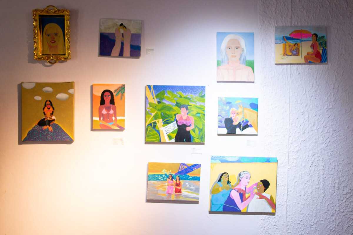 Las mujeres de Magola Moreno donde los cuerpos que desafían y dignifican la identidad afrocaribeña. Foto: Jesús Ochoa.