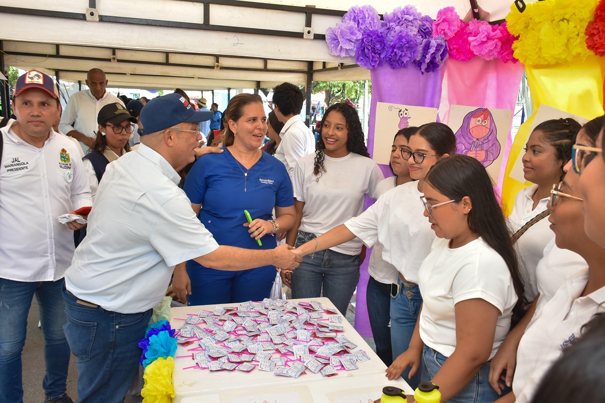 Alcaldía de Valledupar realizó feria institucional en Mariangola: más de 300 beneficiados