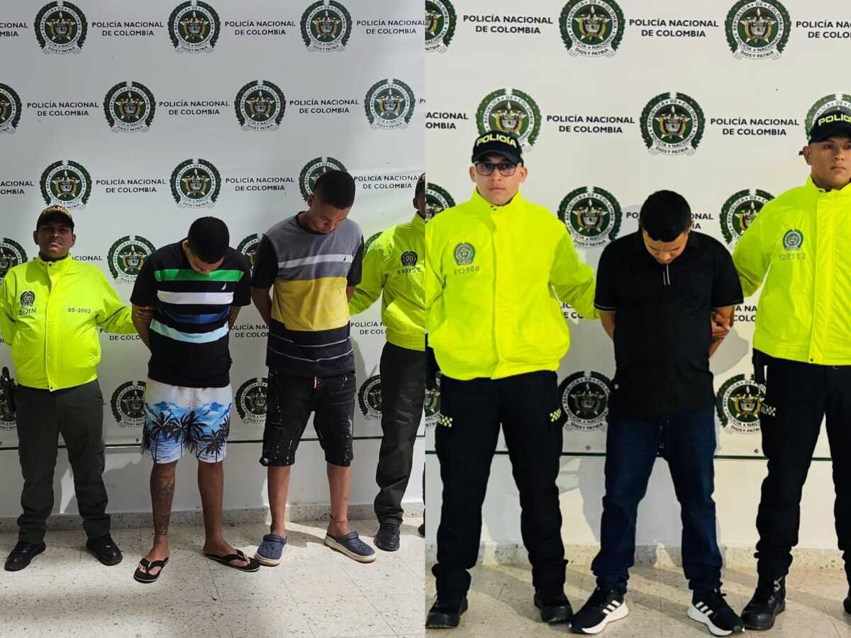 Cayeron ‘Pipe Bollo’, ‘Peluco’ y Yoiner por atraco a estudiante universitaria y peluquería en Valledupar