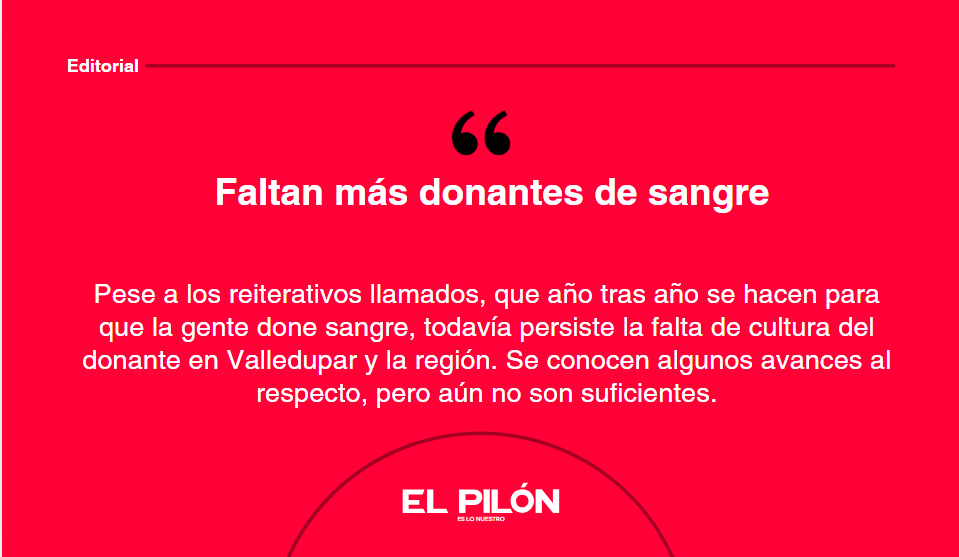 Faltan más donantes de sangre