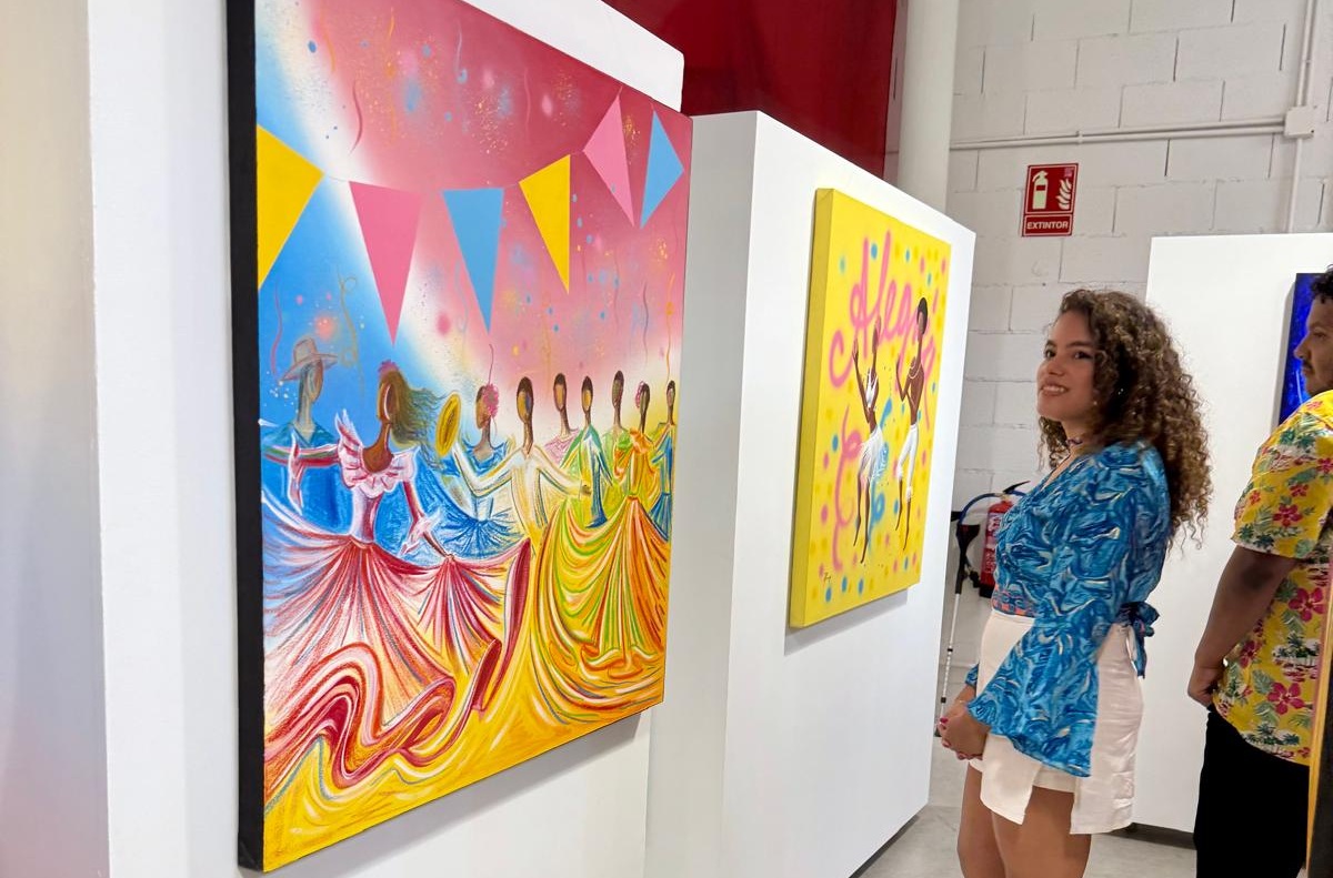 Perkis, el artista vallenato que expuso el mismo día en España y Alemania