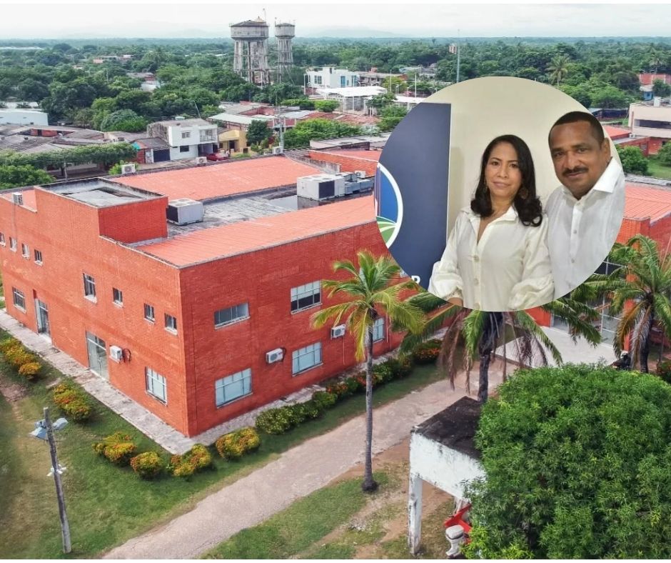 Eduardo Esquivel y su esposa.