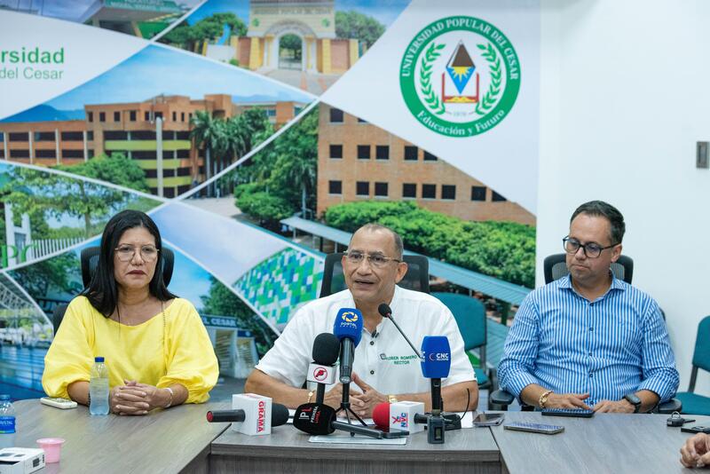Robert Romero, rector de la Universidad Popular del Cesar.