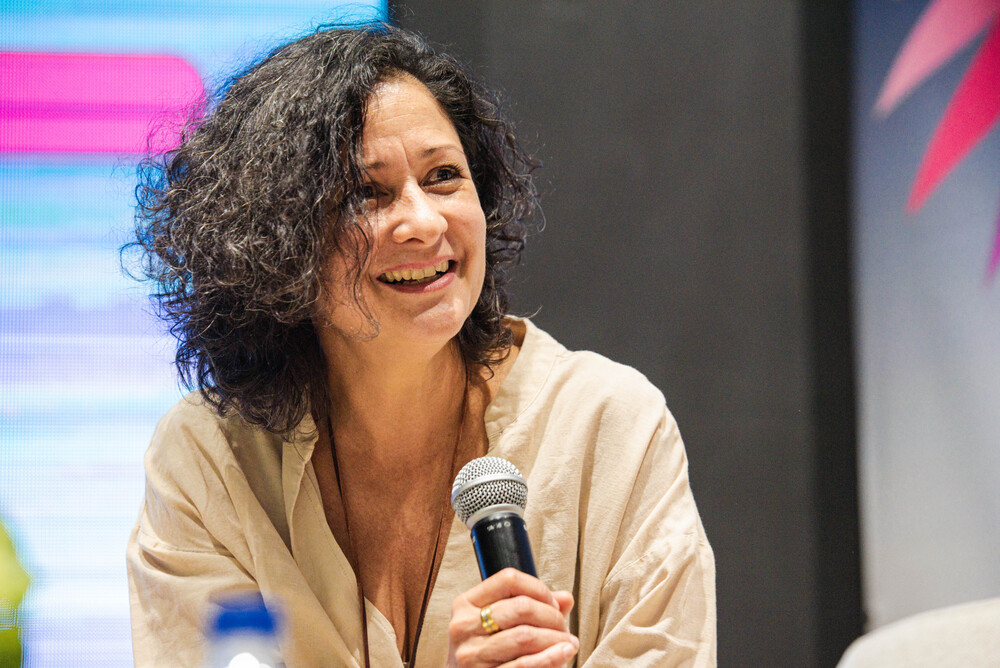 Pilar Quintana durante su participación en Felva 2025. Foto: Jesús Ochoa.