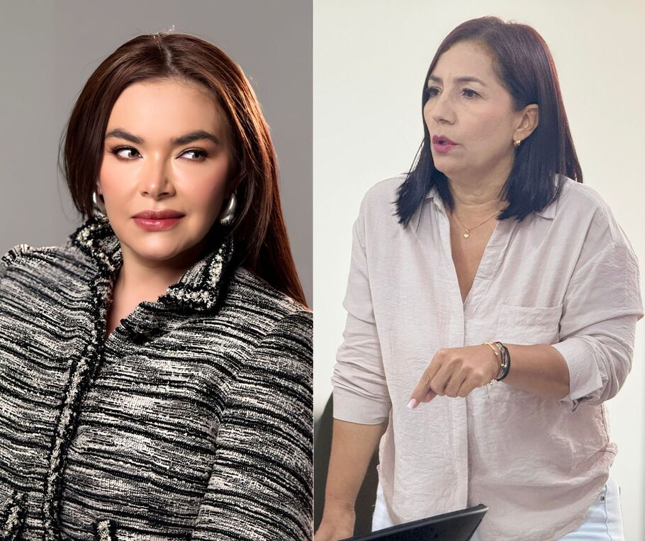 Katia Ospino y Alexandra Pineda.