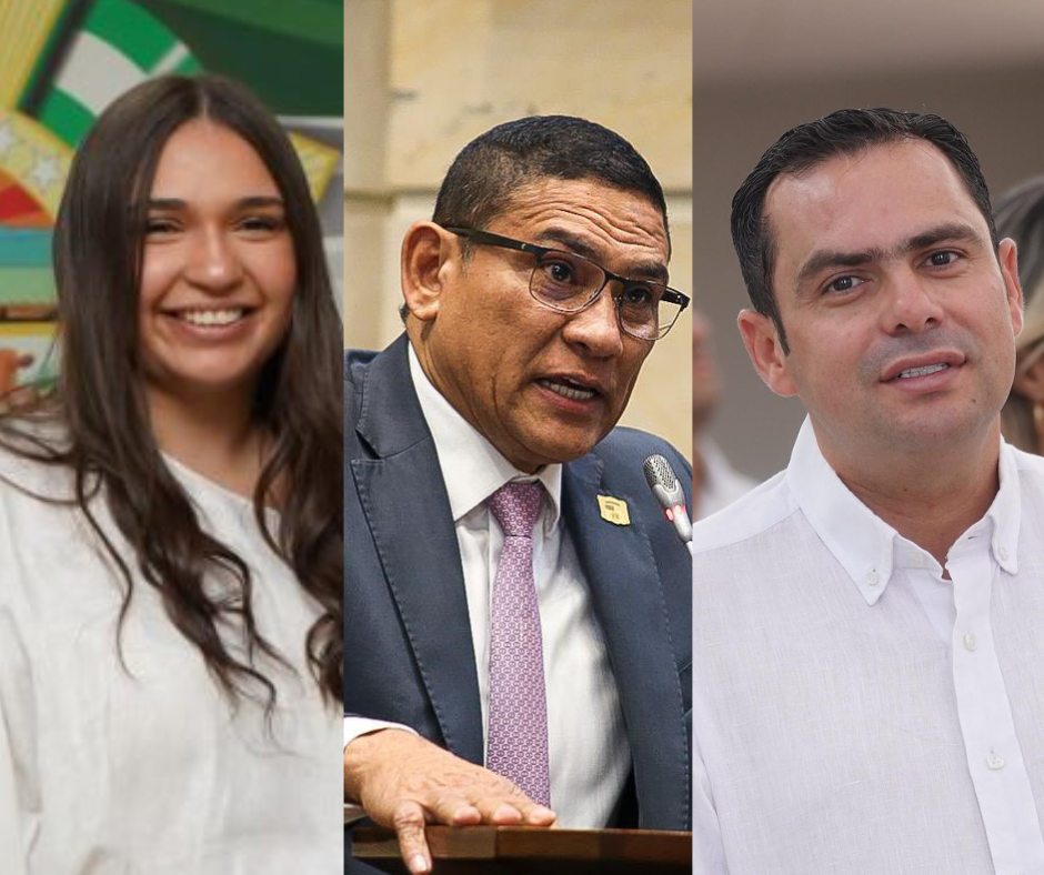 María Cecilia Mesa, Didier Lobo y Miguel Ángel Gutiérrez