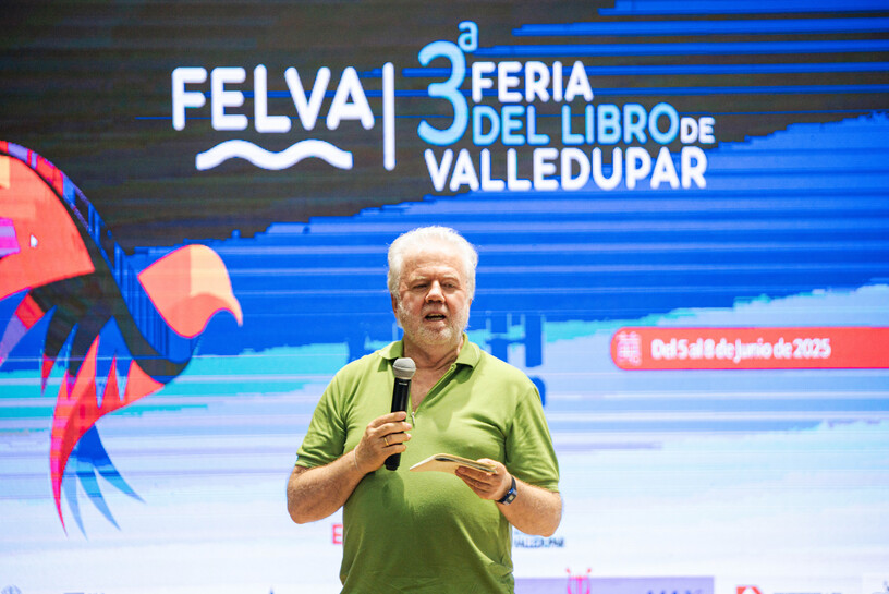 Rodrgo Uprimny en la feria del libro de Valledupar