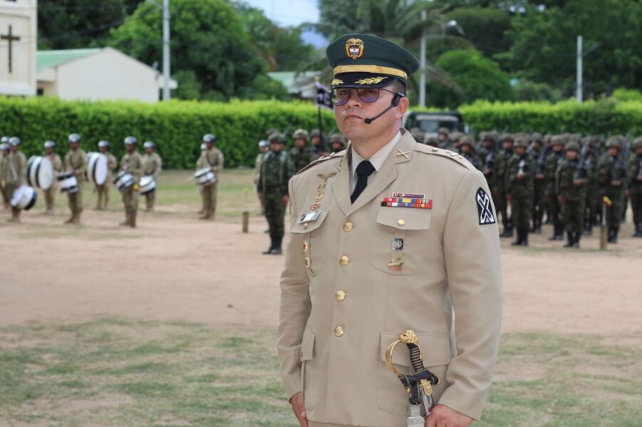 Teniente coronel Óscar Domingo Cala, nuevo comandante del Batallón La Popa