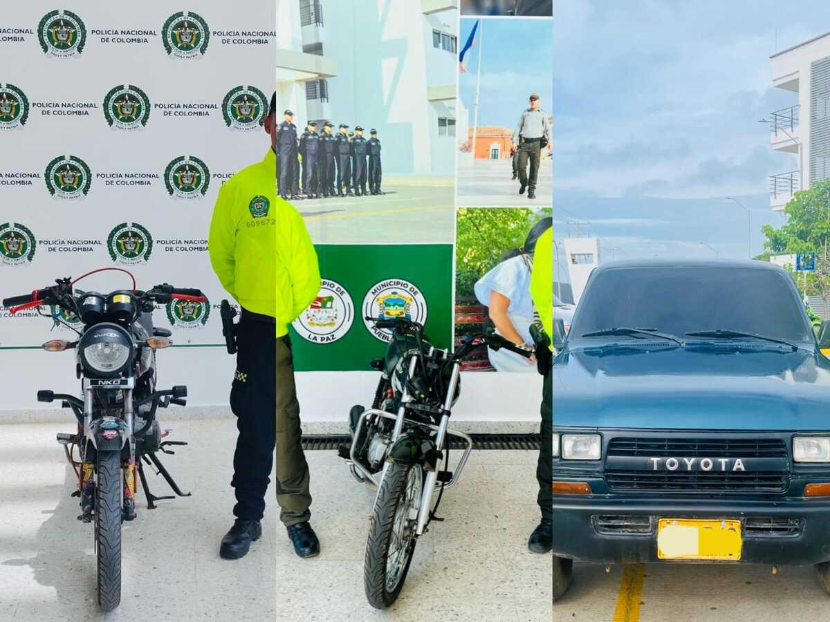 Vehículos con reporte de robo fueron recuperados en barrios de Valledupar
