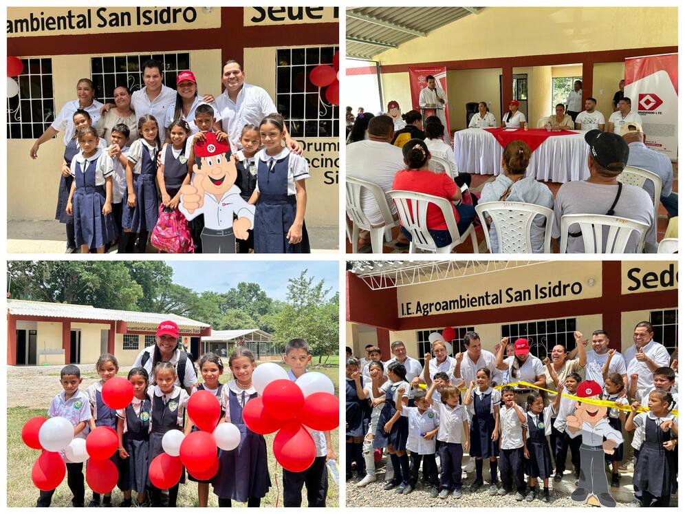 WEB. Drummond Ltd. entrega proyecto de infraestructura educativa en zona rural de La Jagua de Ibirico (2)