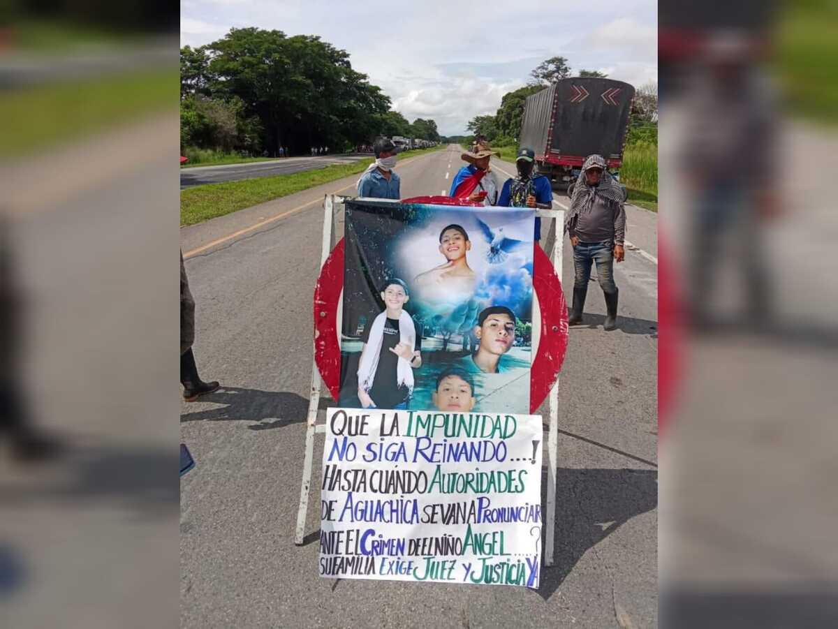 Campesinos bloquearon vía nacional del Cesar por muerte de un adolescente en Aguachica