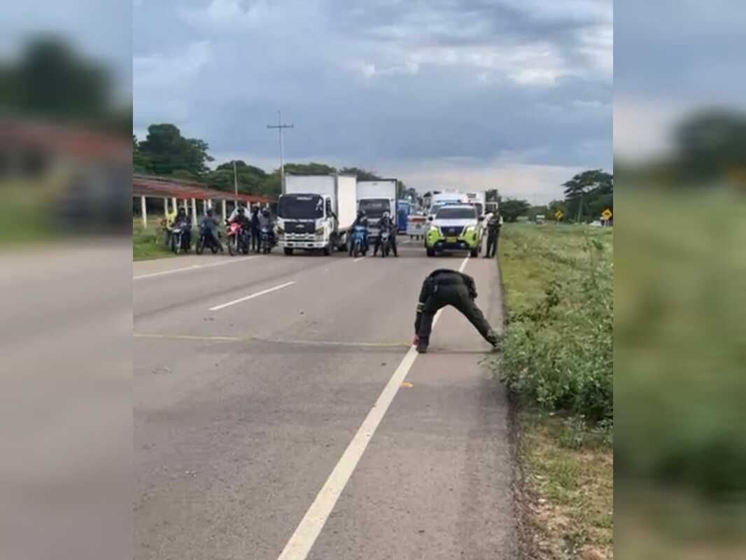 Hombre murió arrollado en la vía Pueblo Nuevo–Valledupar: conductor huyó