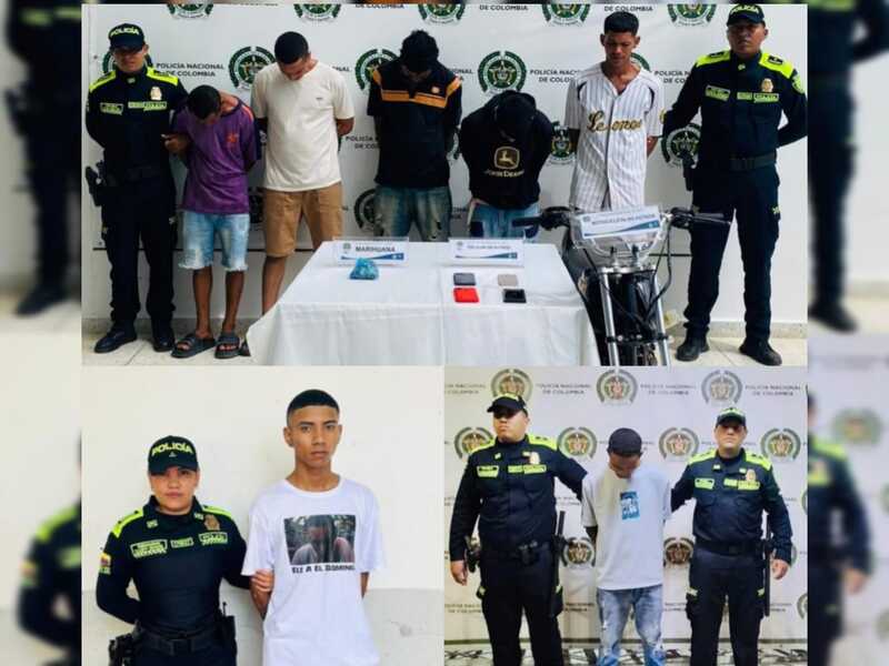 Cayó la banda ‘Los Americanos’, dedicados al hurto y extorsión en Valledupar