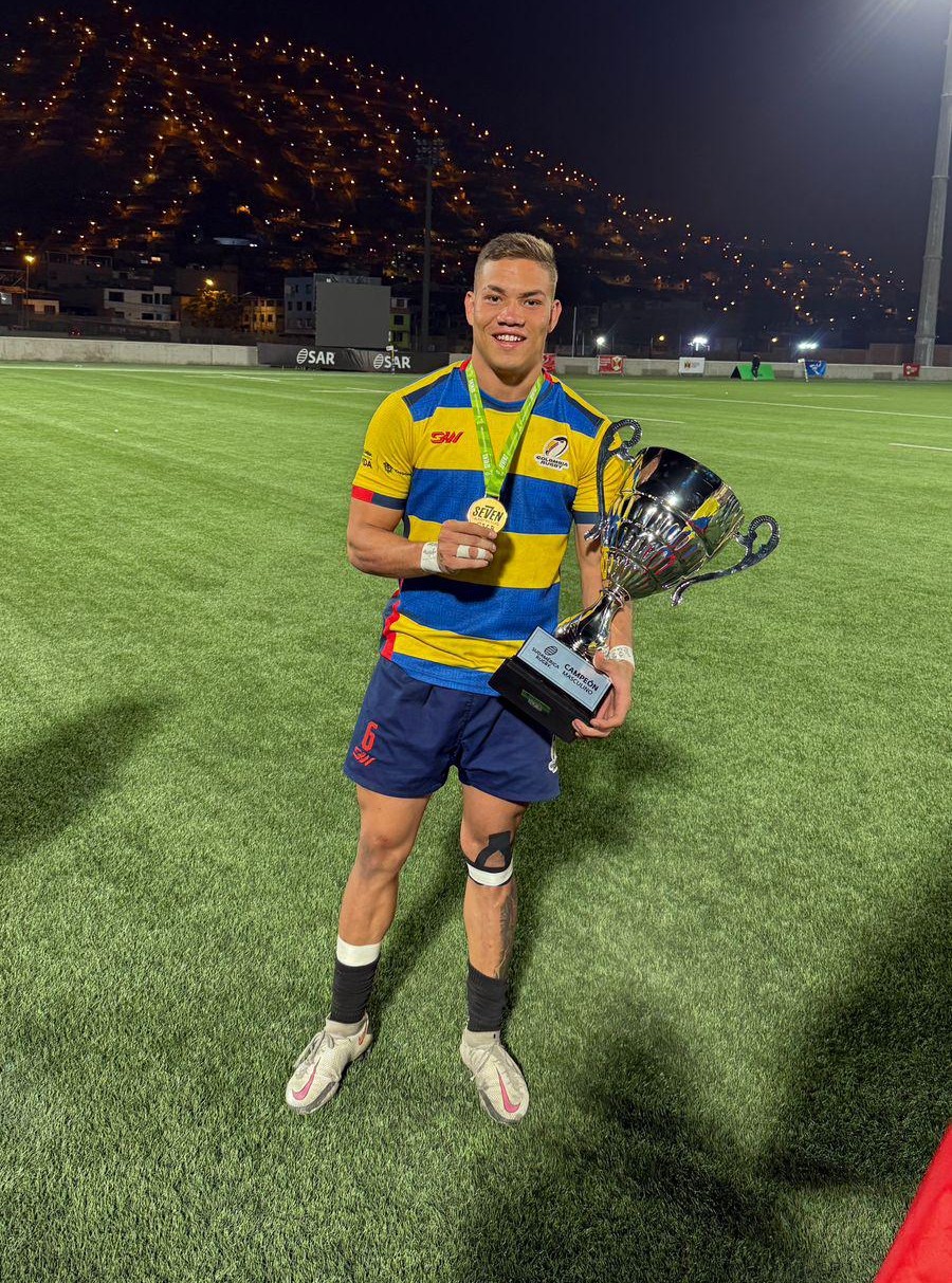 Andrés Téllez, el upecista que representa a Colombia en rugby