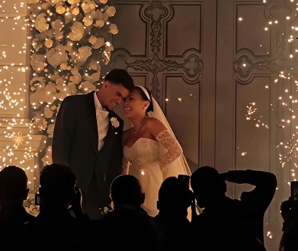 Luis Díaz y Geraldine Ponce se casaron en Barranquilla.