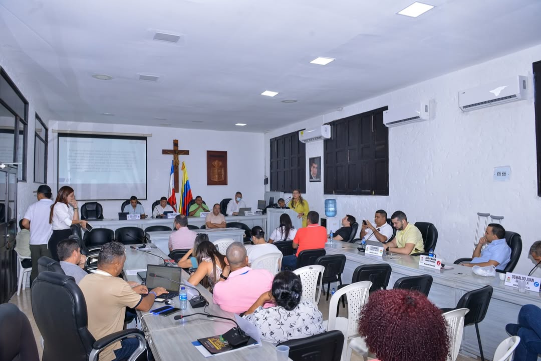 Sesión del Concejo Municipal de Valledupar donde se debatió la implementación de políticas públicas y las acciones para el bienestar animal en la ciudad. Foto: Alcaldía de Valledupar.