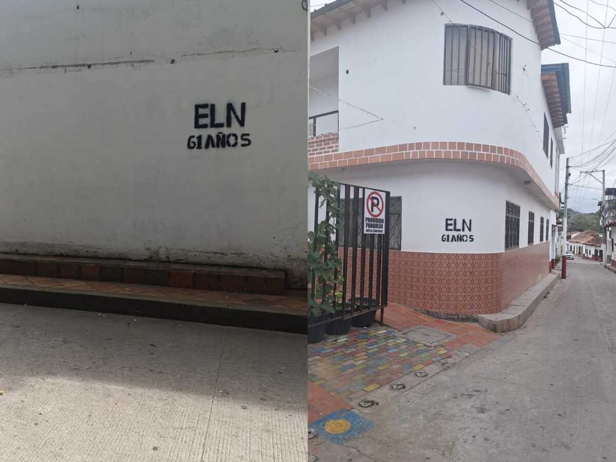 Tensión en el sur del Cesar por grafitis del ELN y ataque con granada en Pailitas
