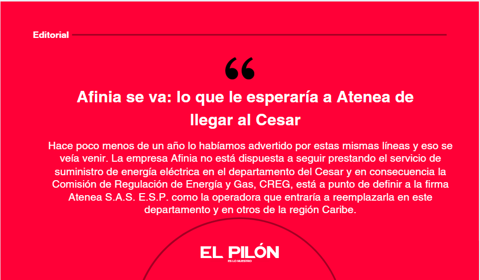 Afinia se va: lo que le esperaría a Atenea de llegar al Cesar