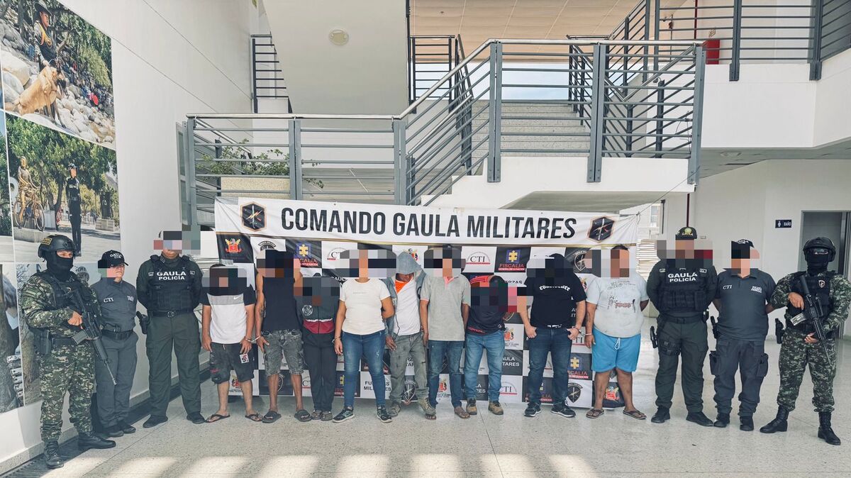 Capturan a nueve integrantes del Clan del Golfo en el Cesar: los acusan de extorsión y homicidio