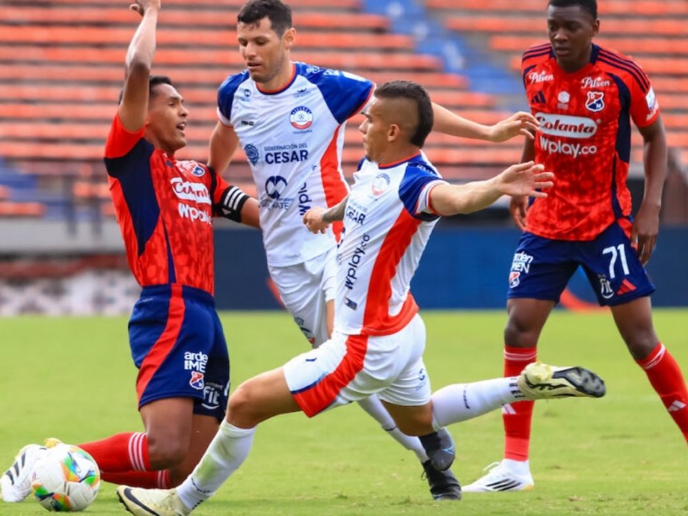 Empate que ilusiona: Alianza Valledupar mostró orden, gol y ambición en Medellín