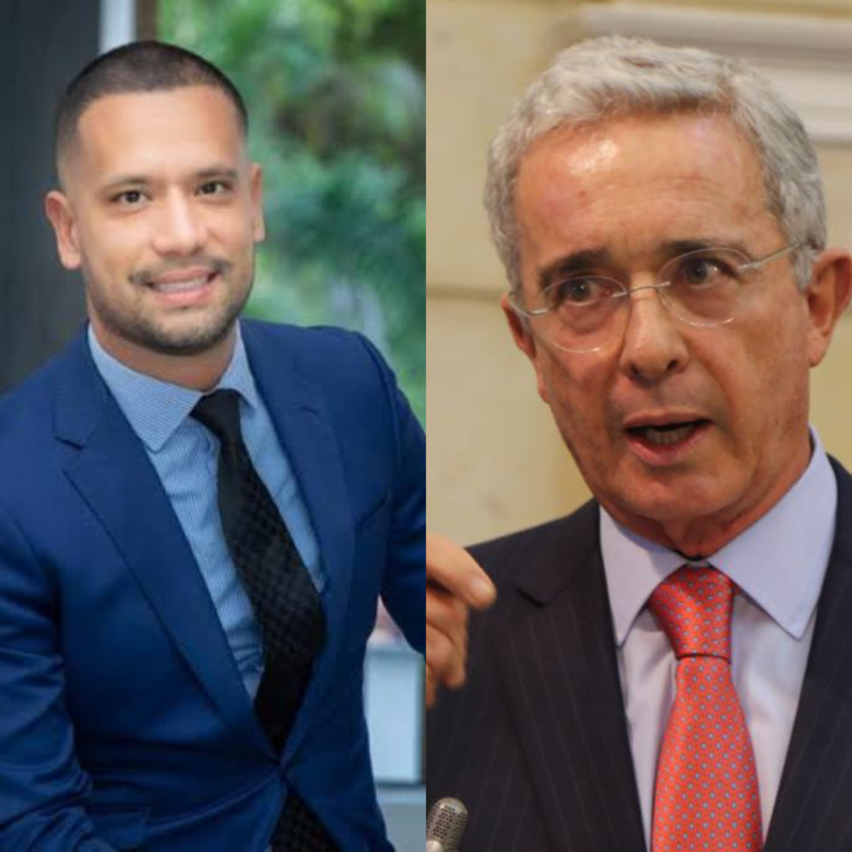 Diego Cadena y Álvaro Uribe Vélez. WEB