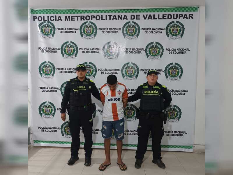 Capturan en invasión de Valledupar a hombre por concierto para delinquir y tráfico de drogas