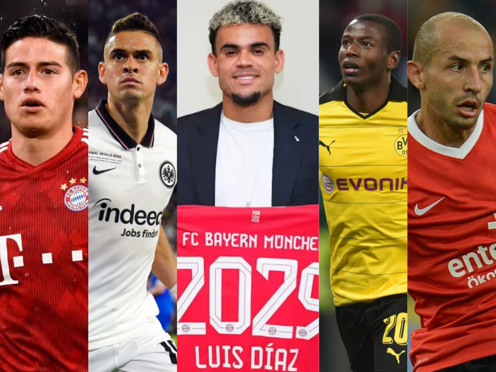 Luis Díaz al Bayern Múnich: así les ha ido a los colombianos en el fútbol alemán