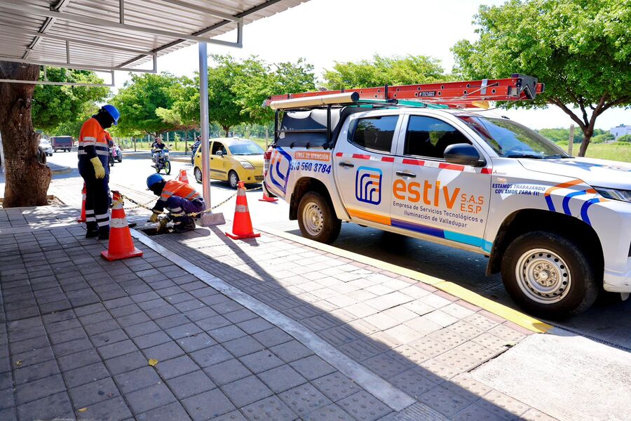 Estiv es la empresa de alumbrado público de Valledupar.