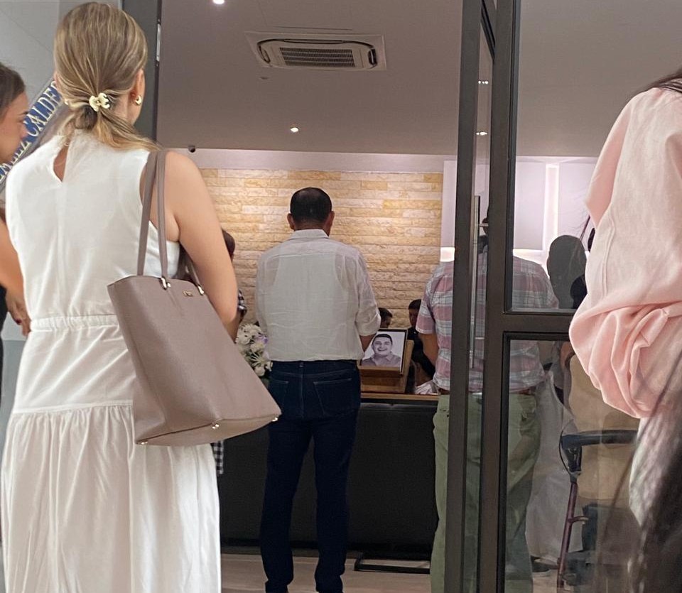 Velorio del ingeniero Sneider González.