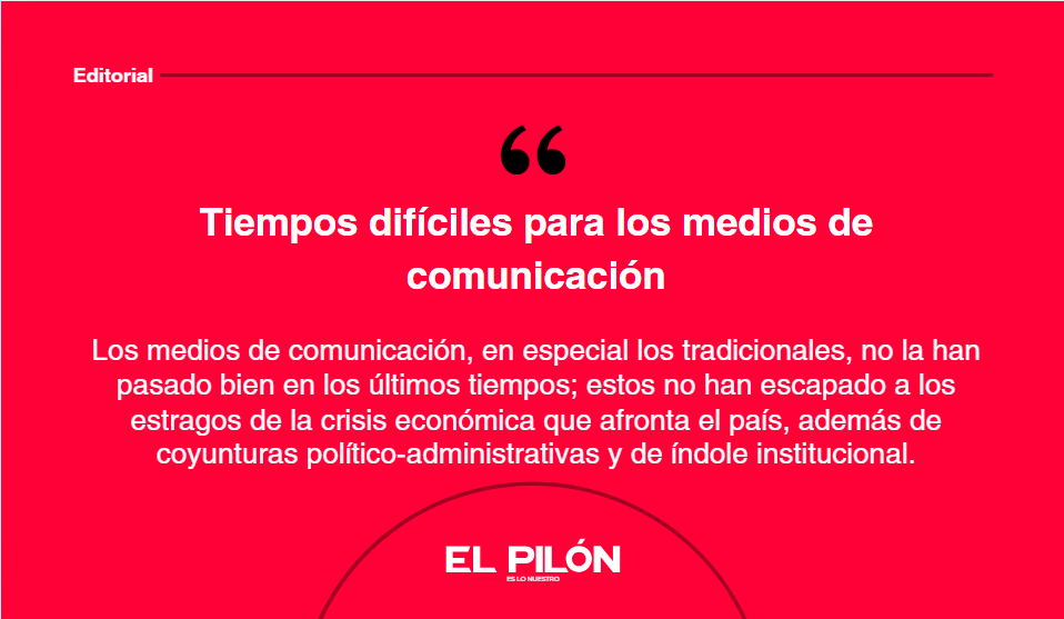 Tiempos difíciles para los medios de comunicación