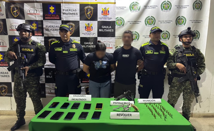 Capturan en Aguachica a alias ‘El Pirata’, presunto jefe del Clan del Golfo, y a su pareja