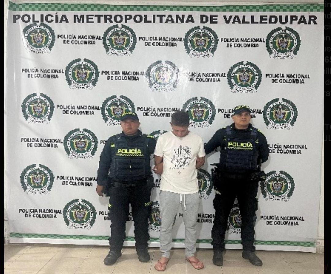 Capturan en flagrancia a hombre que habría agredido a su pareja en Valledupar
