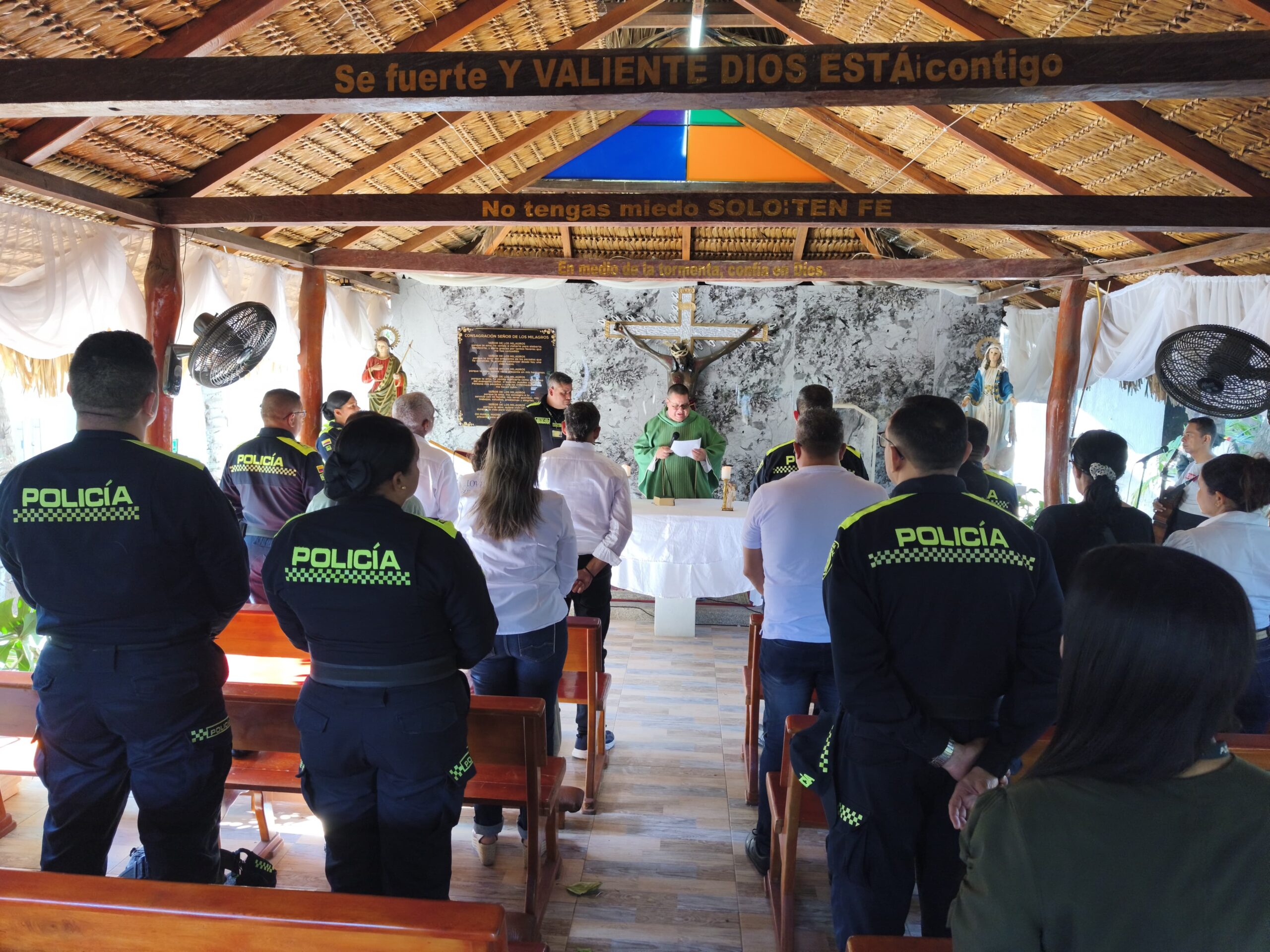 Policía Nacional conmemoró los 20 años del atentado perpetrado en el corregimiento de Atánquez