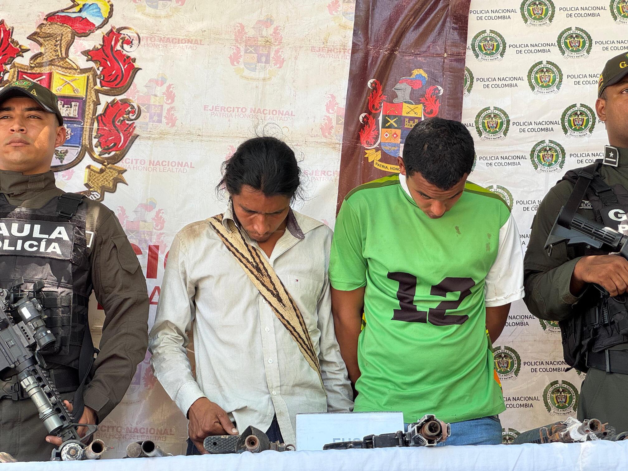 Golpe a ‘Los Pachencas’: capturan a dos presuntos integrantes y decomisan arsenal en zona rural de Valledupar