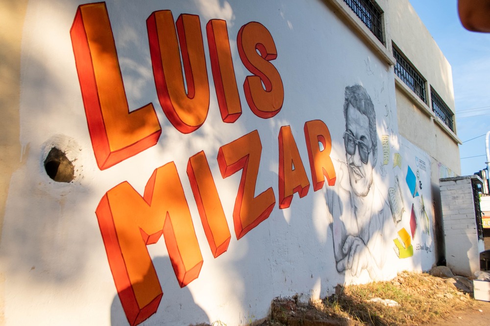 Mural homenaje al poeta vallenato Luis Enrique Mizar Maestre. Foto: Jesús Ochoa.
