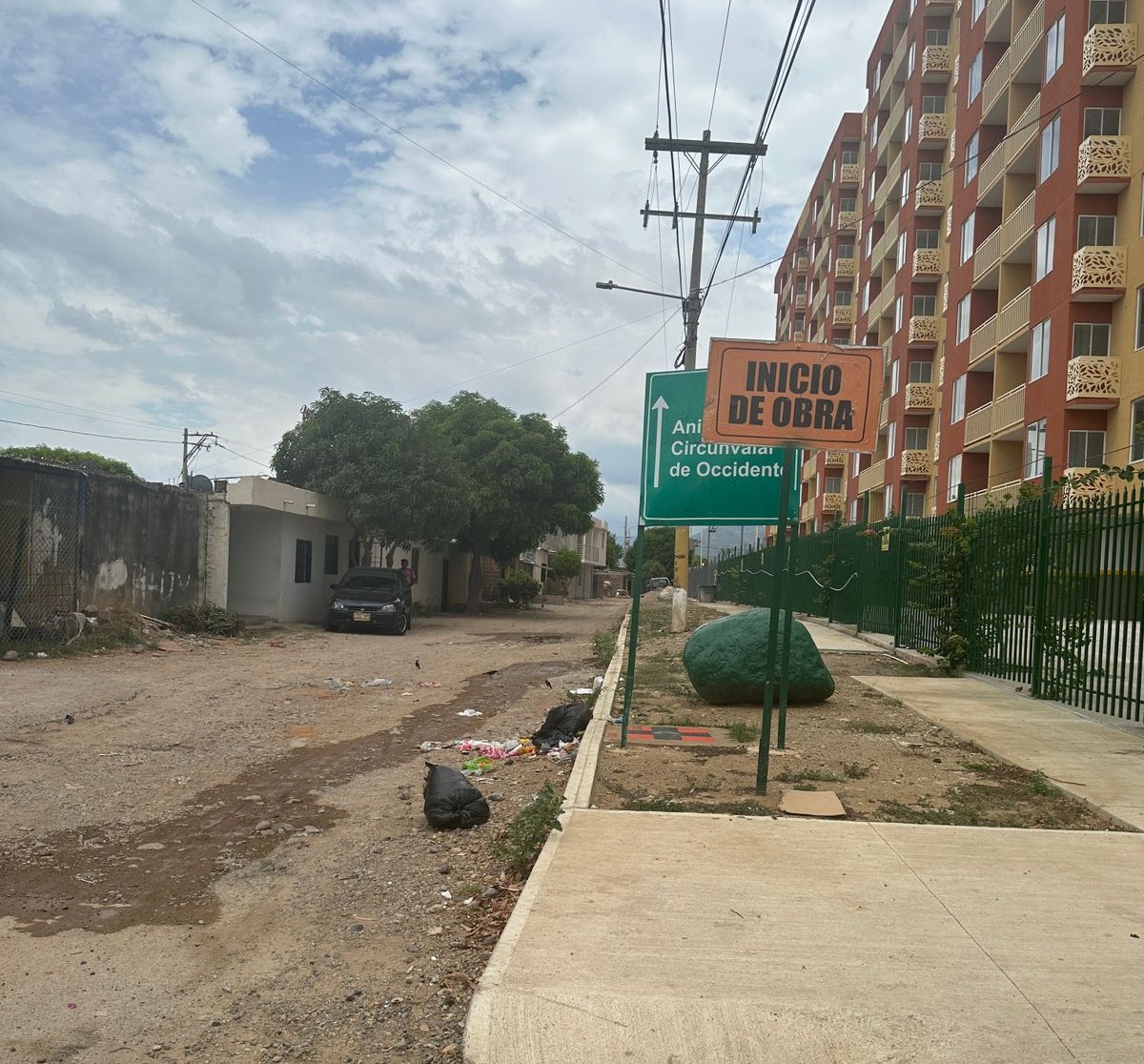 La conexión entre ambas avenidas pasaría por varios terrenos del barrio La Roca de Valledupar.