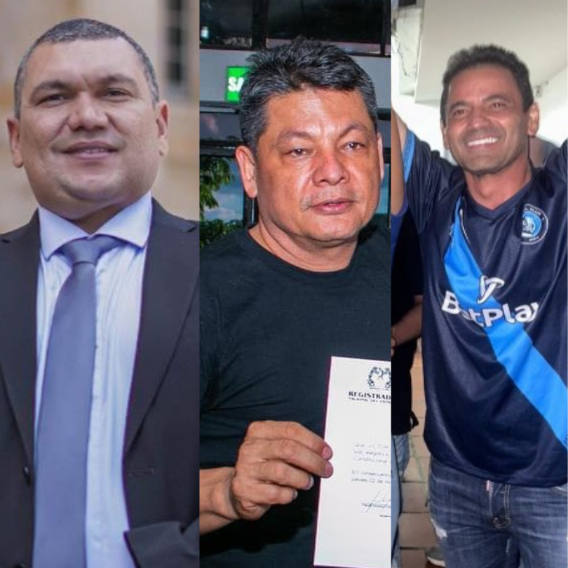 Libardo Cruz, Víctor Roqueme y Ape Cuello