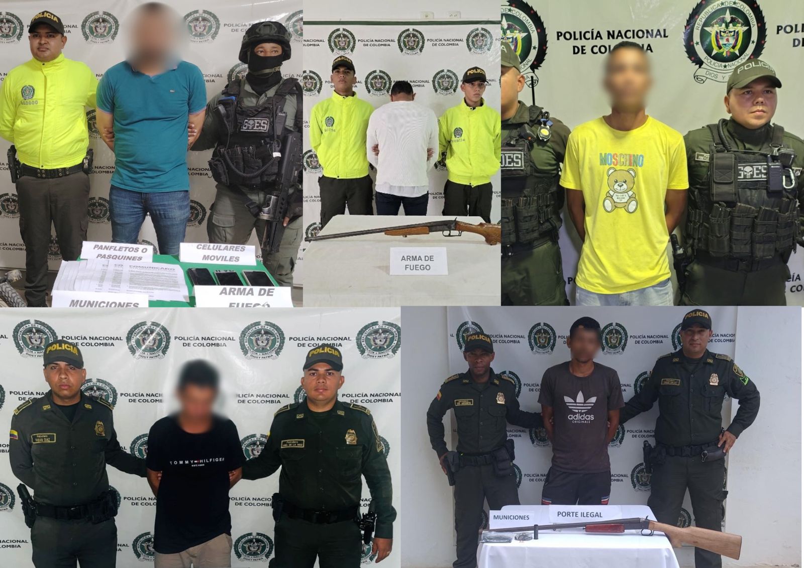 Golpe al Clan del Golfo: cae alias “El Mono” y capturan a cuatro más en el Cesar