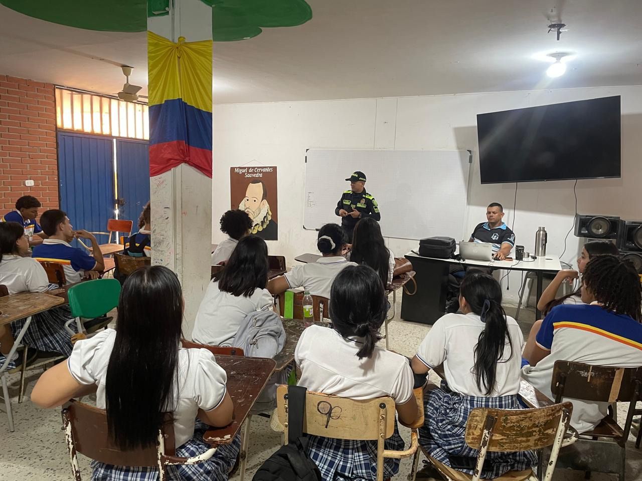 Policía intensifica acciones contra la violencia escolar en Curumaní, Cesar