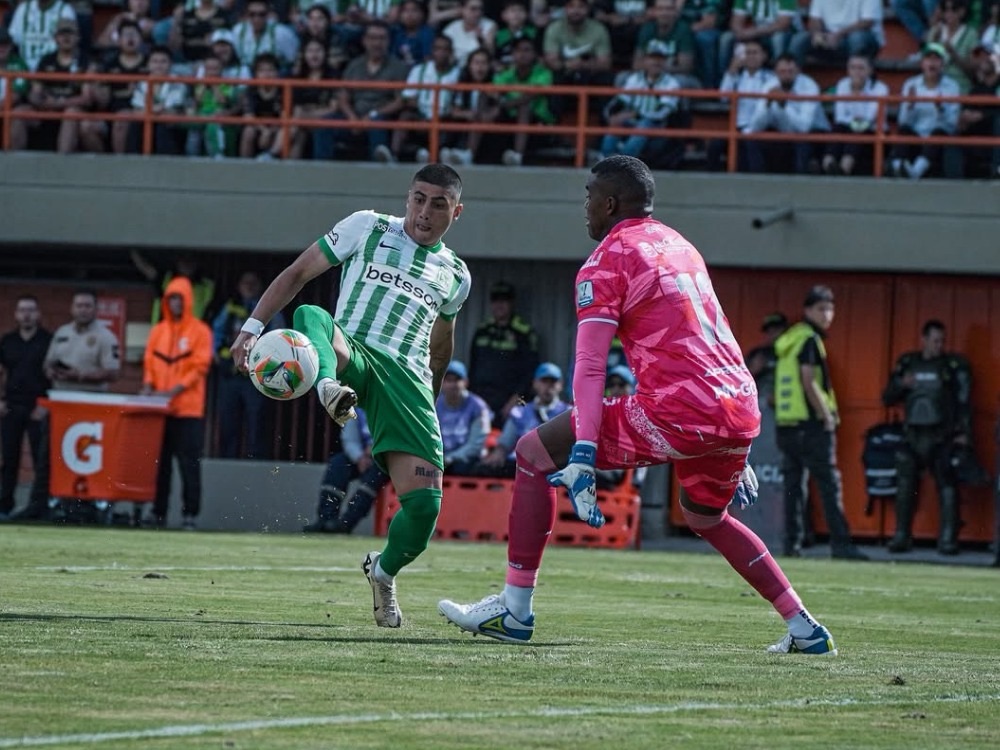 Nacional no tuvo piedad y goleó a Alianza Valledupar