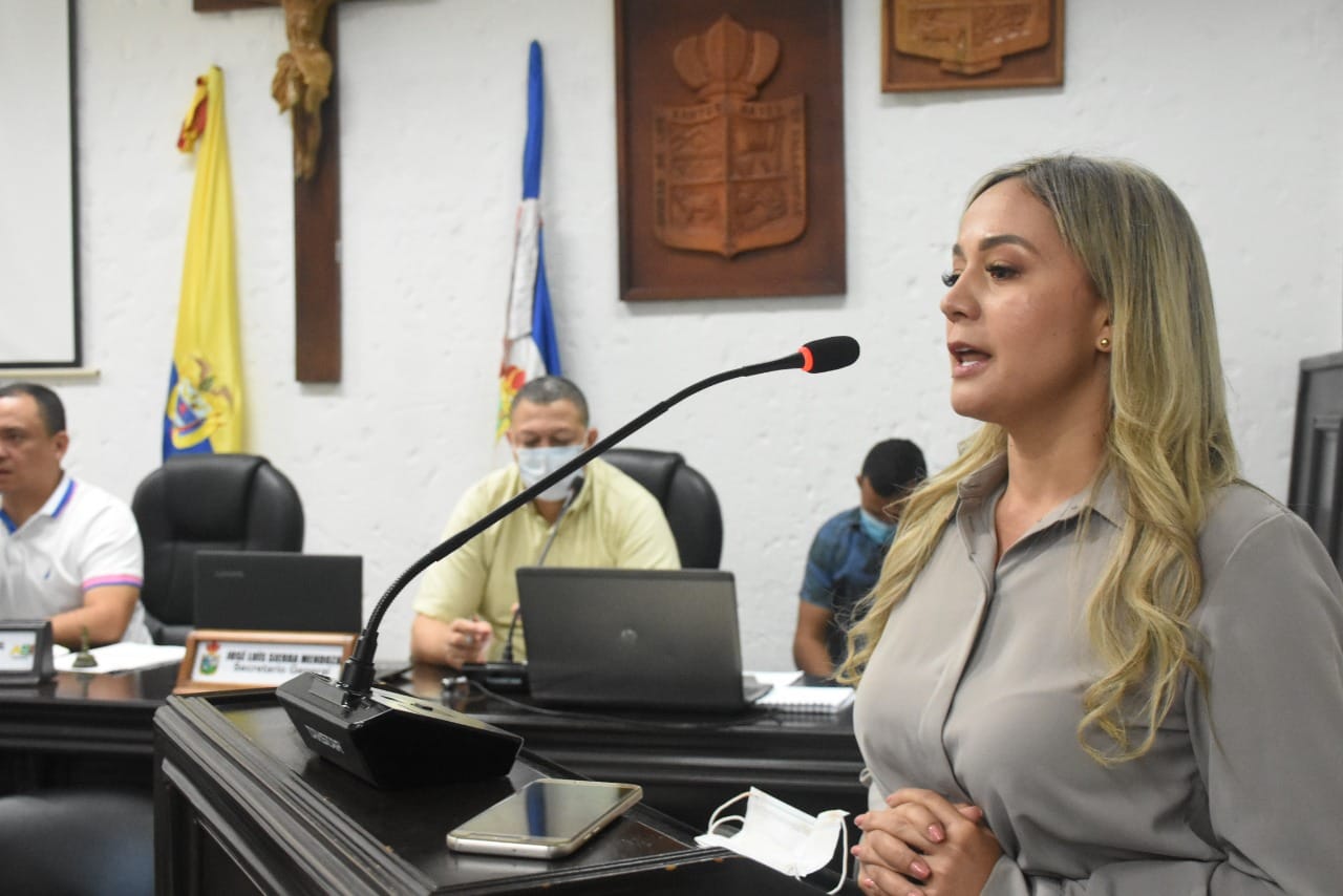 Angelica Olarte, contralora de Valledupar.